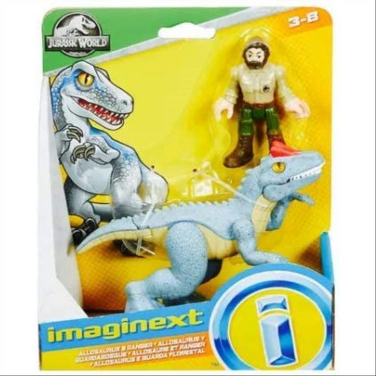 Jurassic World Allosaurus & Ranger Imaginext Action Figure