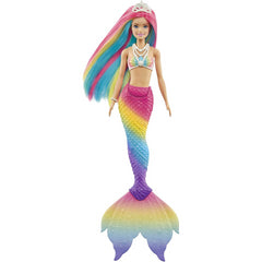 Barbie Dreamtopia Rainbow Magic Mermaid Doll with Rainbow Hair