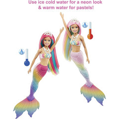 Barbie Dreamtopia Rainbow Magic Mermaid Doll with Rainbow Hair