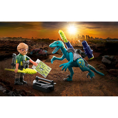 Playmobil 70629 Dino Rise Deinonychus Ready for Battle with 19pcs