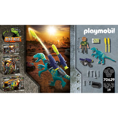 Playmobil 70629 Dino Rise Deinonychus Ready for Battle with 19pcs