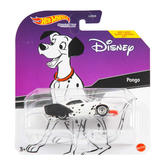 Hot Wheels Disney Themed 101 Dalmations Character Vehicle - Pongo