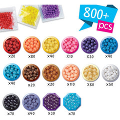 Aquabeads Frozen 2 Character Set 800 Multicoloured Beads in 17 Colours