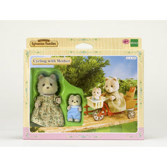Sylvanian Families Cycling With Mother Set with 2 Figures