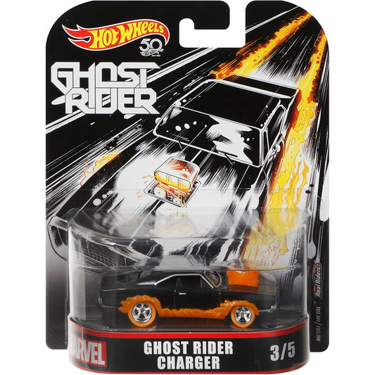 Hot Wheels Marvel Ghost Rider Charger Die-cast Vehicle