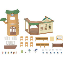 Sylvanian Families - Country Tree School with 35 Pieces
