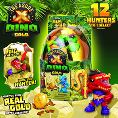 Treasure X Gold Dino Figure with Random Dig out
