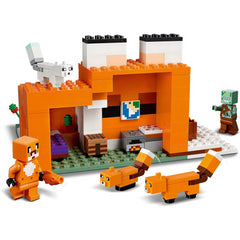 Lego Minecraft The Fox Lodge House Animal Toys with Zombie Figure 21178