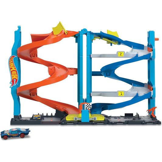 Hot Wheels City Racetrack Transforming Race Tower