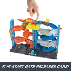 Hot Wheels City Racetrack Transforming Race Tower