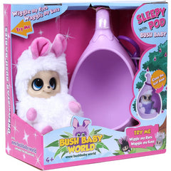 Bush Baby World Sleepy Pod With Soft Toy Purple - Sasi