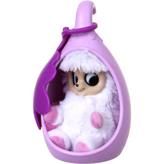 Bush Baby World Sleepy Pod With Soft Toy Purple - Sasi