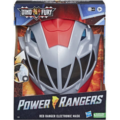 Power Rangers Dino Fury Red Ranger Electronic Mask Fancy Dress