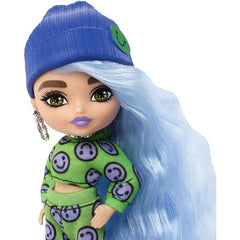 Barbie Extra Minis Doll 5.5 inch Wearing Emoji Printed 2-Pc Fashion