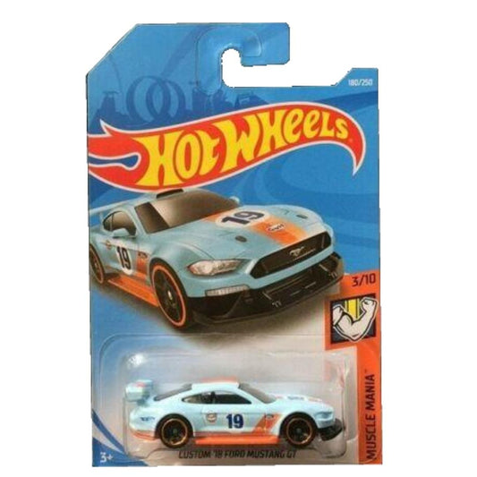 Hot Wheels Die-Cast Vehicle Custom Ford Mustang GT 18