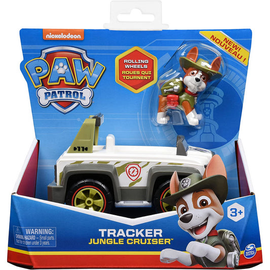 Paw Patrol Trackers Jungle Cruiser Vehicle with Collectible Figure
