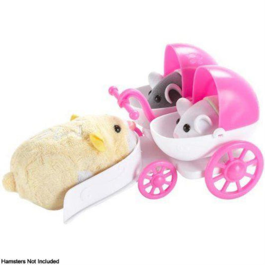 Zhu Zhu Hamster Playset: Hamster Baby Stroller - Maqio