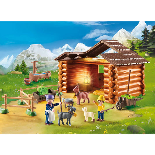 Playmobil 70255 Heidi Peter's Goat Stable Playset