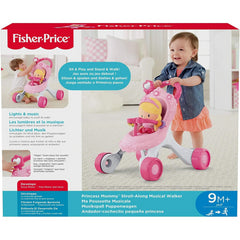 Fisher-Price Princess Mommy Stroll-Along Musical Walker CGN65 - Maqio