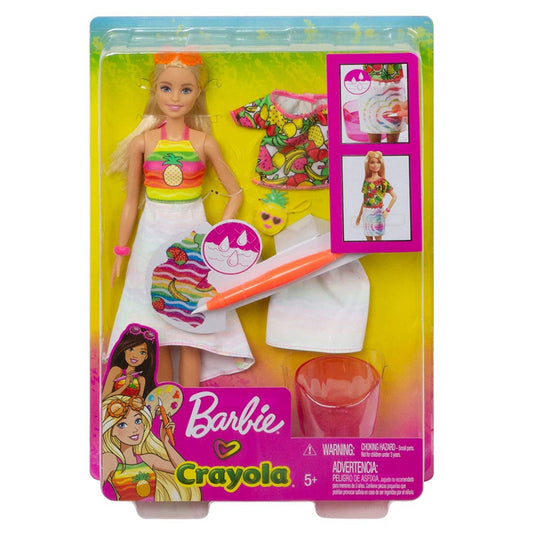 Barbie Crayola Rainbow Fruit Doll GBK18 - Maqio