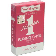 Waddingtons Number 1 Playing Cards Classic Pink