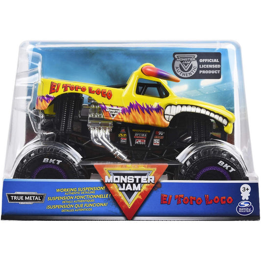 Monster Jam Official El Toro Loco Yellow Monster Truck - Maqio