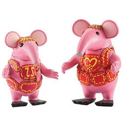 Clangers Collectable Figures 2 Pack - Tiny and Mother Clanger - Maqio