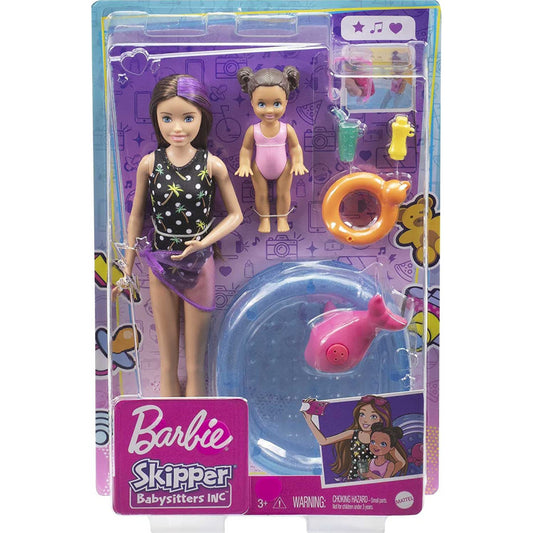 Barbie Skipper Babysitters Inc Dolls Paddling Pool Set