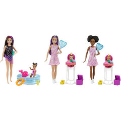Barbie Skipper Babysitters Inc Dolls Paddling Pool Set