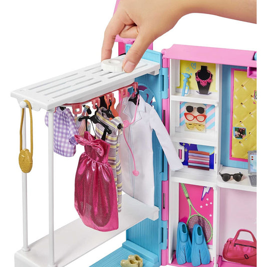 Barbie Dream Closet & Blonde Barbie Doll Closet 25+ Accessories