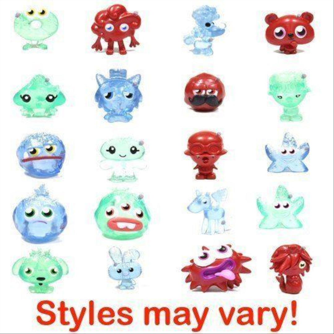 Moshi Monsters Winter Wonderland Moshling Collectable Figures Value Set of 10 (Guaranteed 1 Ultra Rares In Every Pack) - Maqio