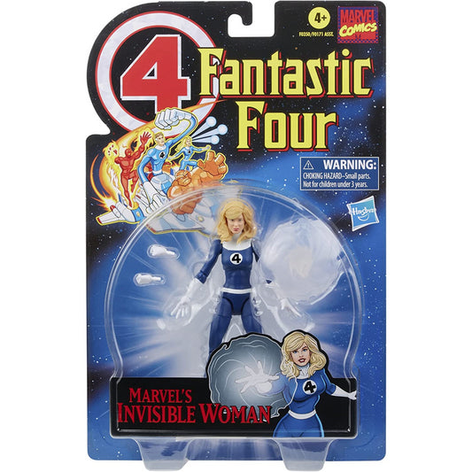 Marvel Fantastic Four Legends Series 6in Retro Action Figure - Invisible Woman