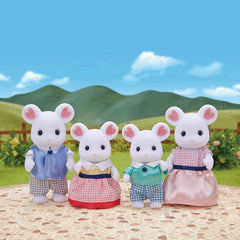 Sylvanian Families Marshmallow Mouse Family of 4 Figures