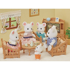 Sylvanian Families Marshmallow Mouse Family of 4 Figures