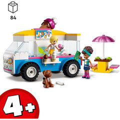 LEGO Friends 41715 Ice-Cream Truck Toy Summer Vehicle Set with Mini-Dolls