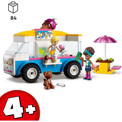 LEGO Friends 41715 Ice-Cream Truck Toy Summer Vehicle Set with Mini-Dolls