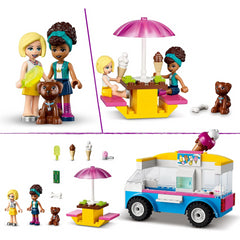 LEGO Friends 41715 Ice-Cream Truck Toy Summer Vehicle Set with Mini-Dolls