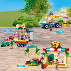 LEGO Friends 41715 Ice-Cream Truck Toy Summer Vehicle Set with Mini-Dolls