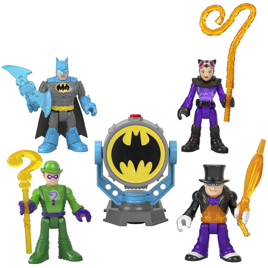 Imaginext DC Super Friends Bat-Tech Bat-Signal Multipack 4 Figure Set