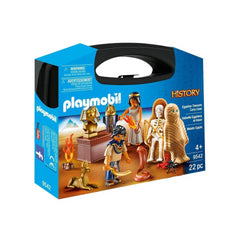 Playmobil 9542 History Collectable Egyptian Treasure Carry Case Toy - Maqio