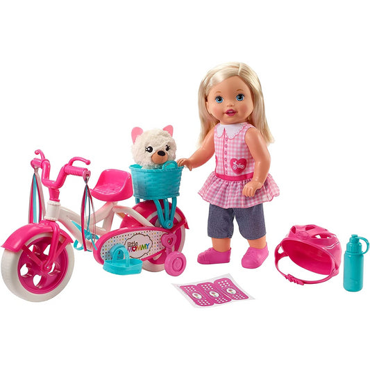 Little Mommy Learn to Ride Doll With Dog