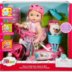 Little Mommy Learn to Ride Doll With Dog