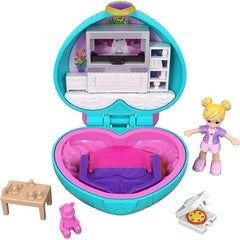 Polly Pocket Tiny Pocket Places Polly Sleepover Compact with Doll