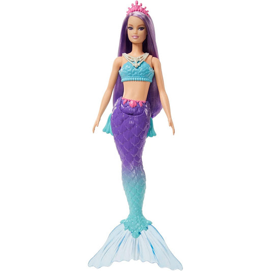 Barbie Dreamtopia Mermaid Doll with Purple Hair and Tiara