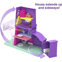 Polly Pocket Pollyville Pocket House with Stories Rooms and Micro Dolls