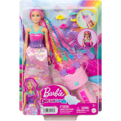 Barbie Doll Dreamtopia Fantasy Braid Twist N Style Rainbow Hair