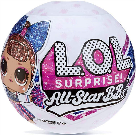 LOL Surprise All-Star BBs Cheer Team Sports Themed Sparkly Doll Blind Pack of 1