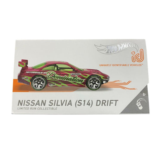 Hot Wheels iD Limited Run Collectible Nissan Silvia (S14) Drift 1:64 Vehicle