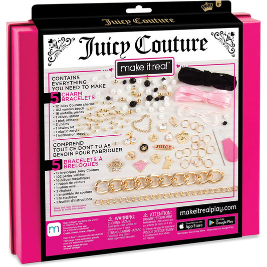 Make It Real Juicy Couture Chains & Charms Bracelet Making Kit 138 Pc