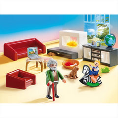 Playmobil 70207 Dollhouse Living Room Fi Lighting Effect Figure Playset